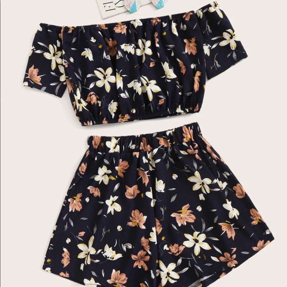 TWO PIECE NAVY BLUE SET